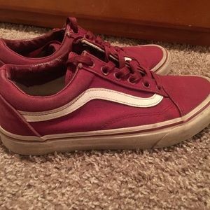 Maroon Vans